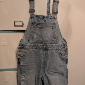 Blue Denim Overalls